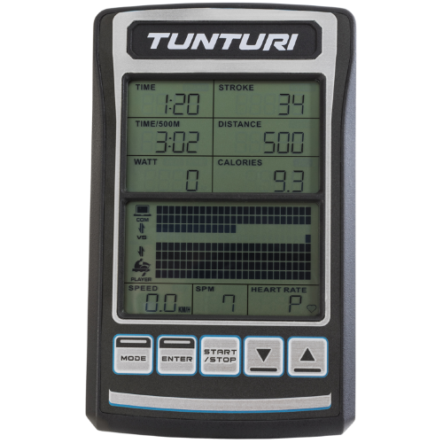 Гребной тренажер  Tunturi Platinum Pro Air Rower 17PTRW2000 - фото №4